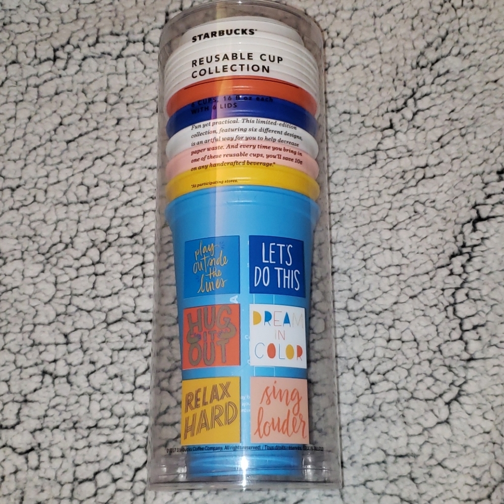 NWT Starbucks reusable cups
